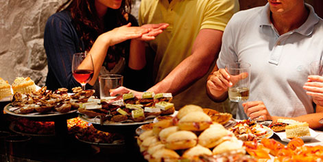 Pintxos en el Casco Viejo de Vitoria-Gasteiz