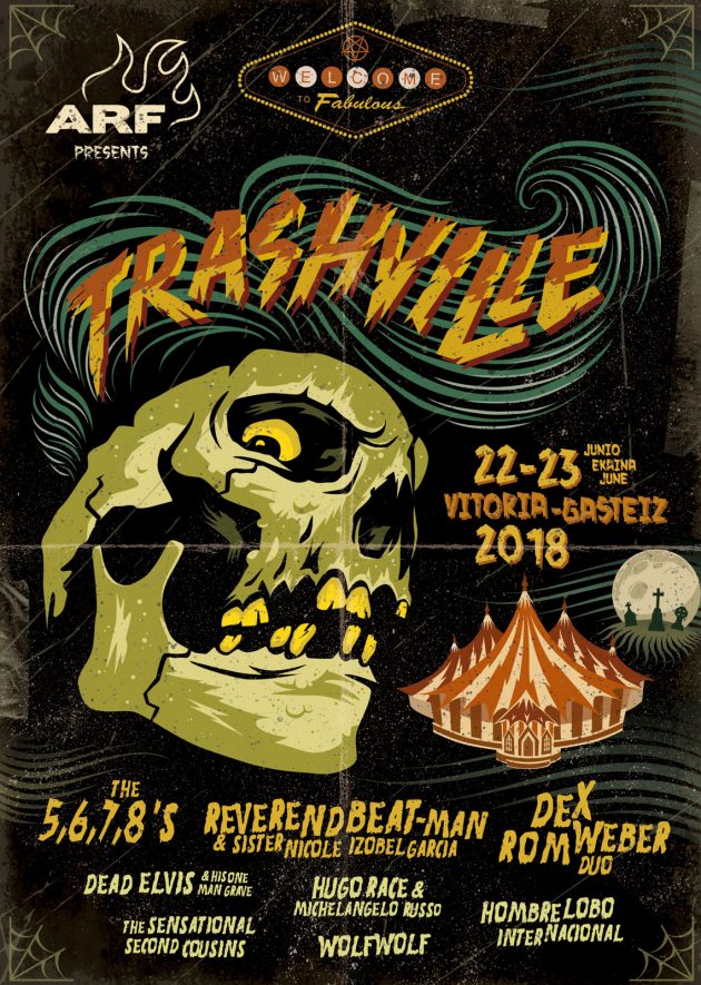 Cartel Trashville Azkena Rock Festival Spain